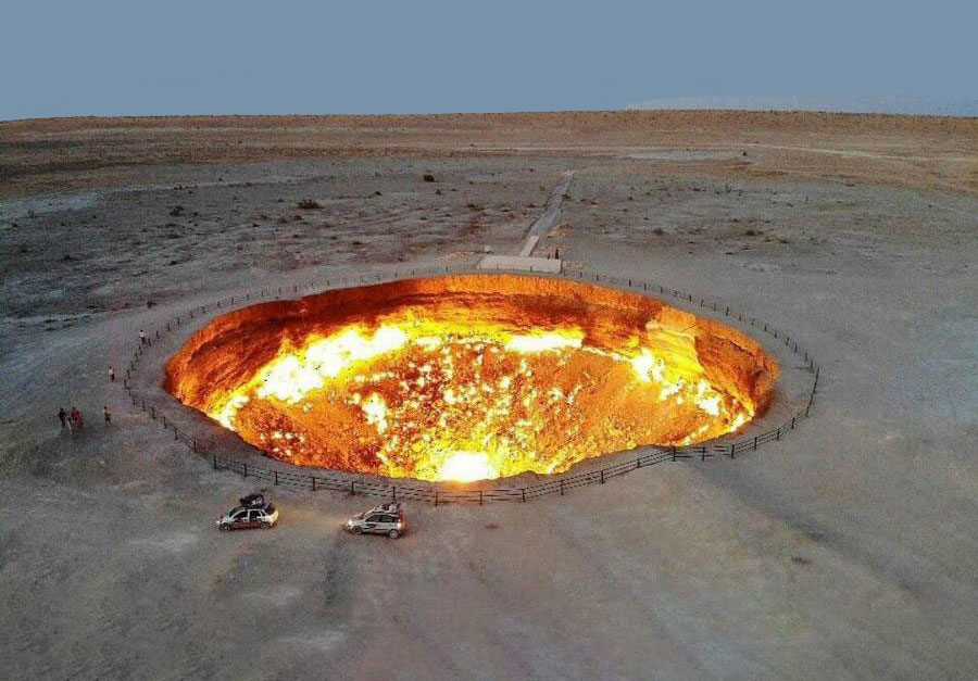 Darvaza Crater